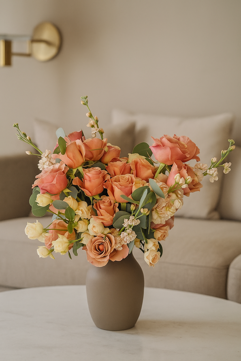 Peach Rose Elegance - image 5
