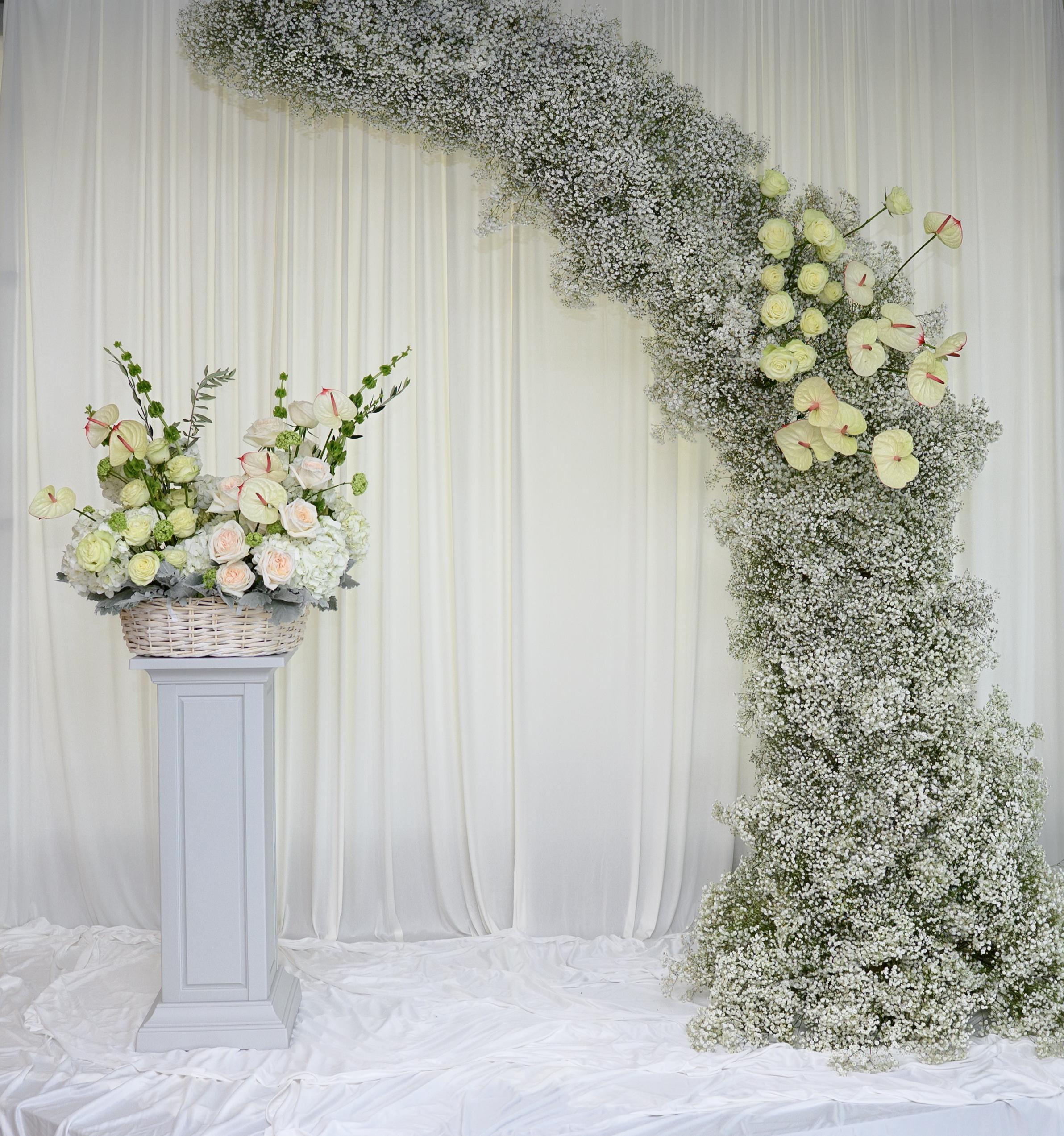 Moon Arch Floral Installation